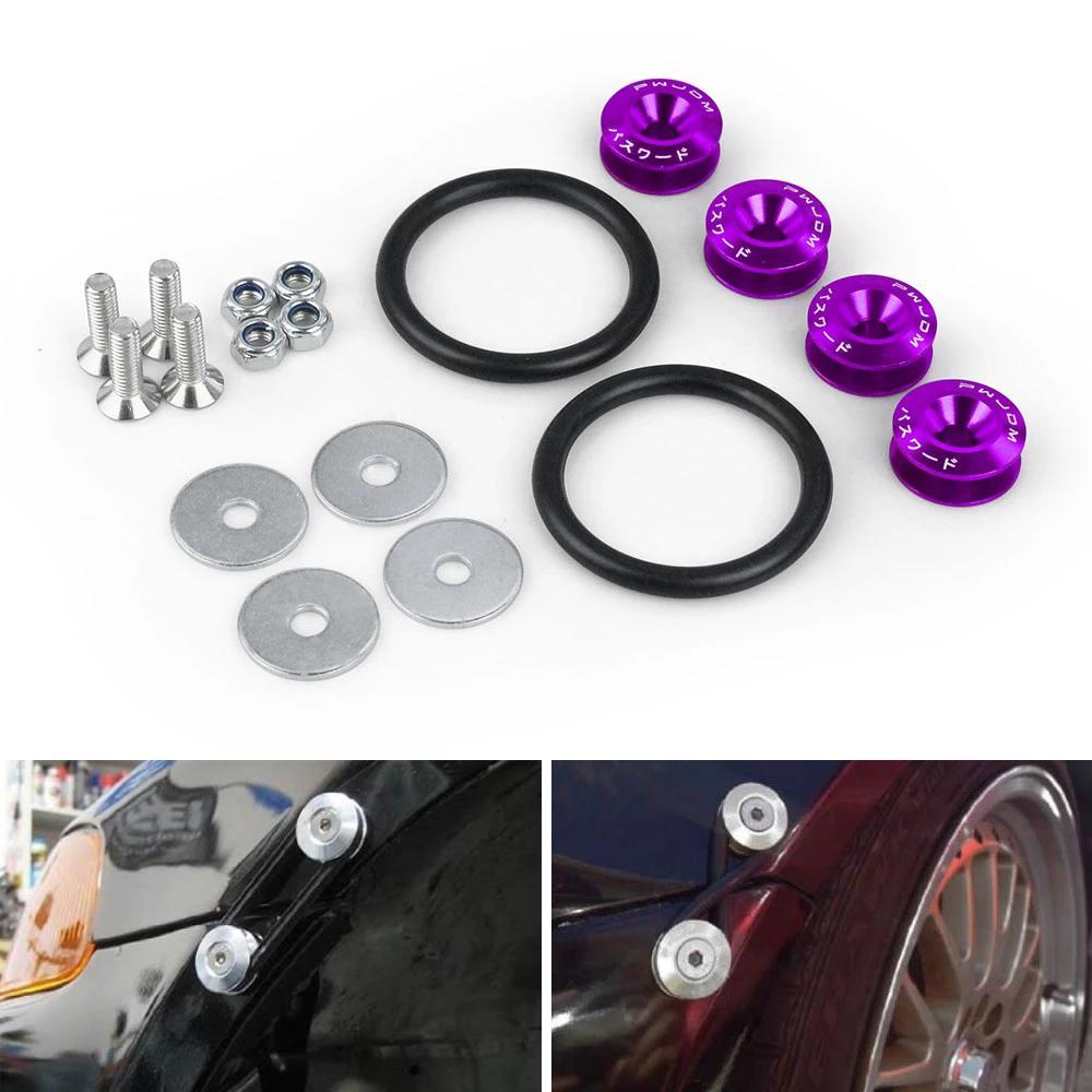 Buckle Hatch Cover Quick Release Fasteners Car Bumper Fasteners Surrounding Screw JDM Fasteners Kit