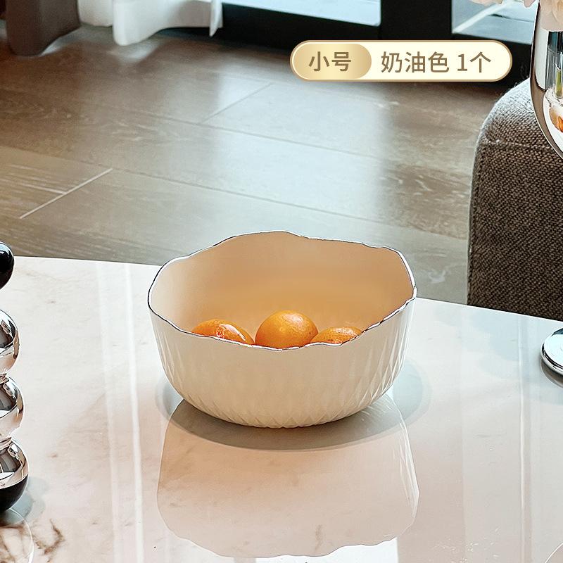 Obstteller Haushalt Wohnzimmer Couchtisch Trockenobst Snackteller Leichter Luxus High-End Süßigkeitenteller Obstschale