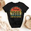 1986 Retro Birthday T Shirt Vintage 40th Custom Year And Month Classic 90s Style Party Anniversary Outfit Vintage Casual