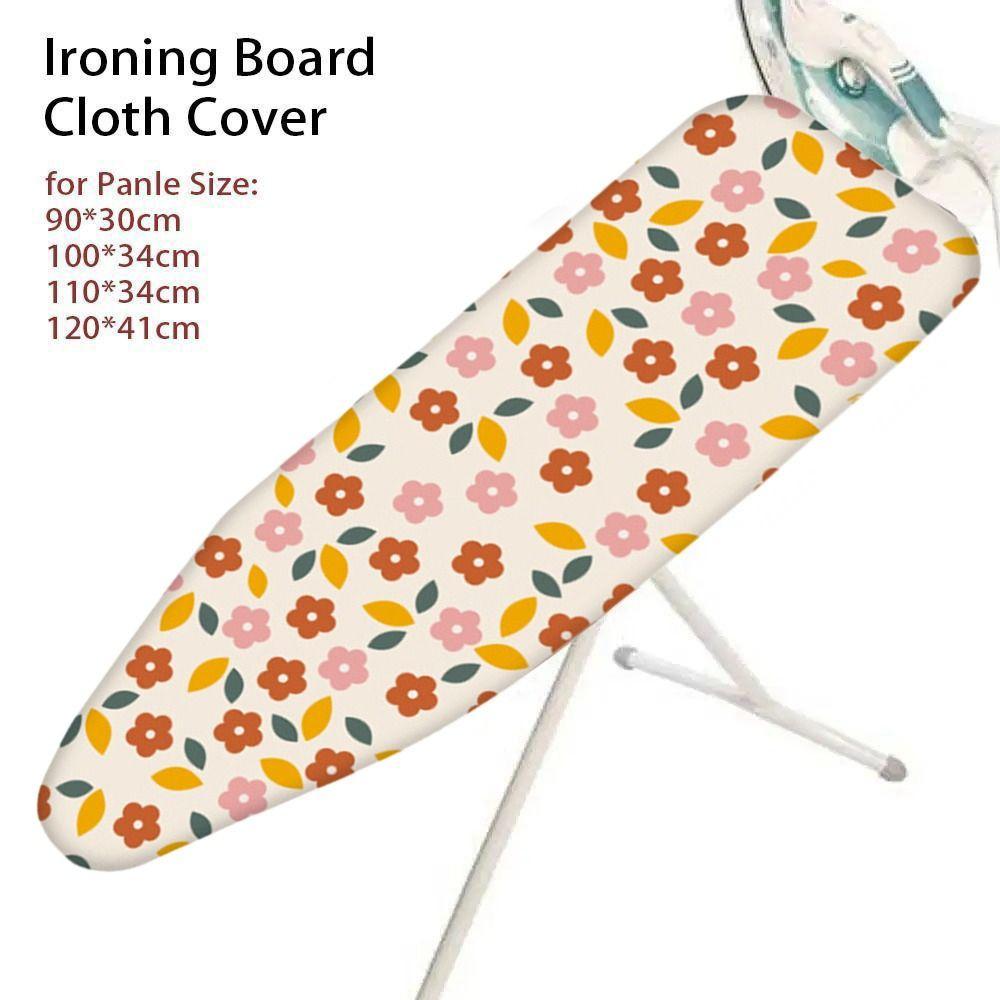 Floral Pattern Ironing Board Cover Thickened Ironing Heat Shield  for Ironing Table Accessories