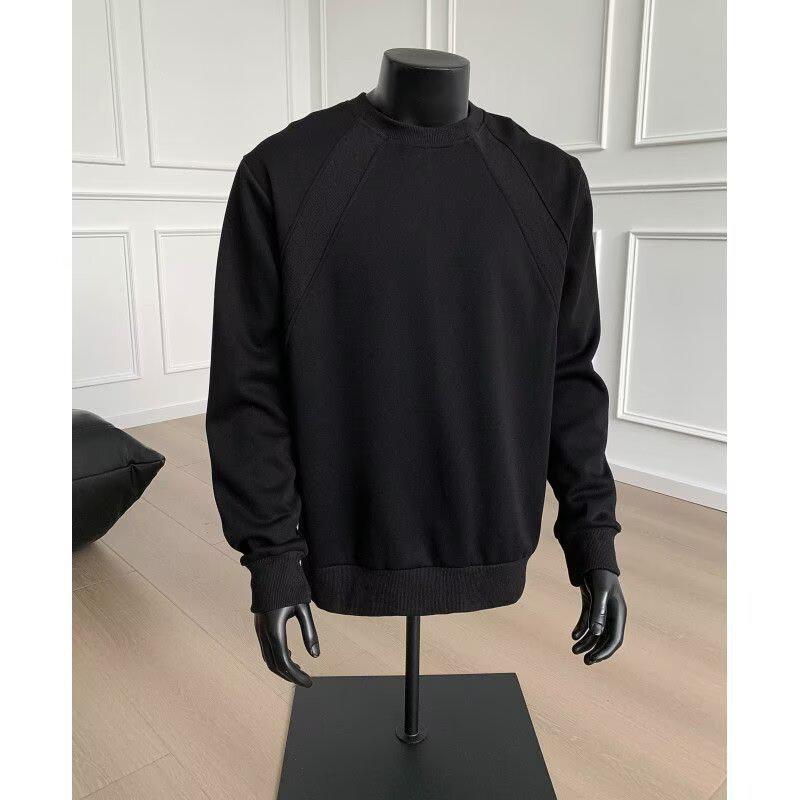 

Guochao Unisex High Neck American Style Hoodie, Autumn/Winter Heavyweight, Warm, Hooded Couples Outerwear Medium чорний