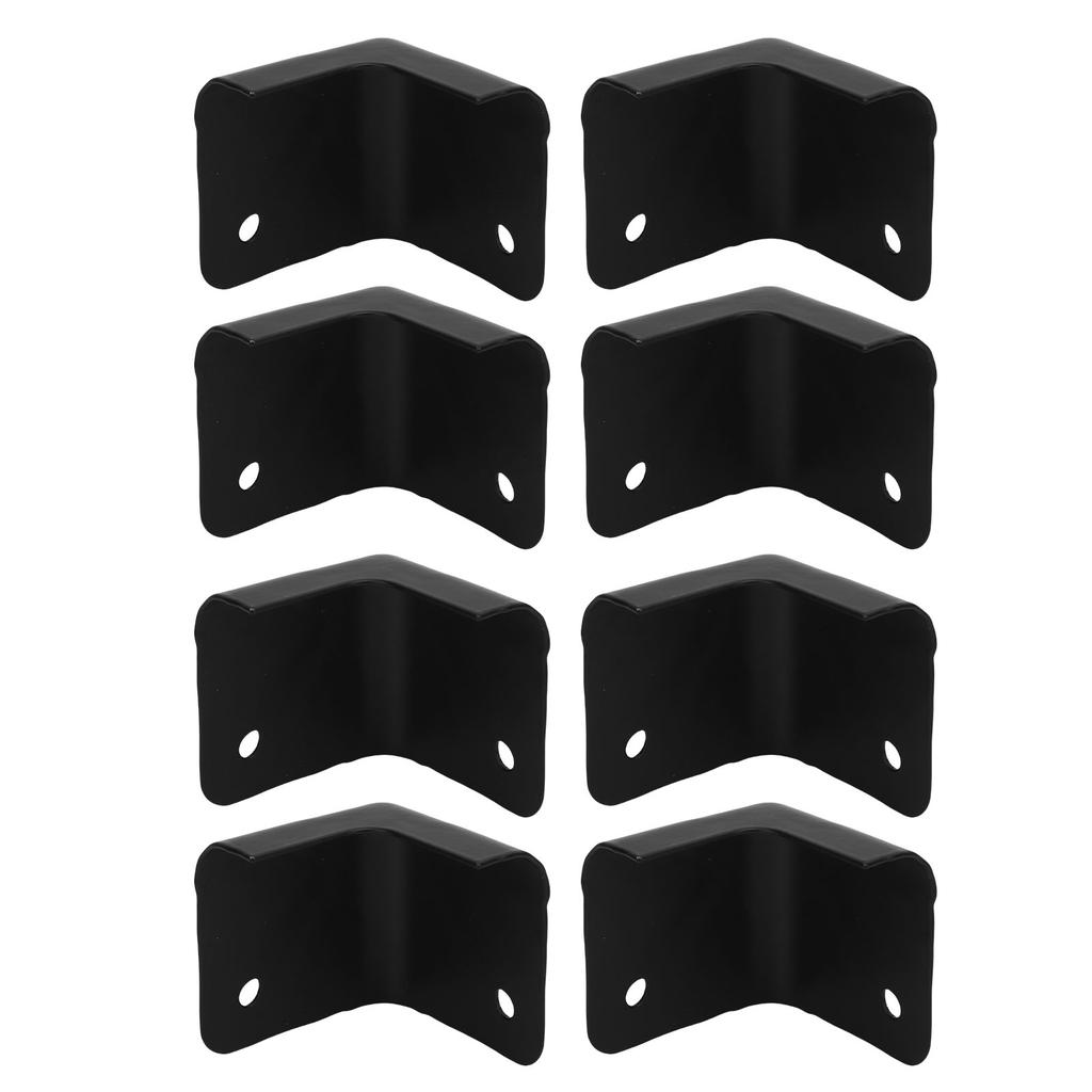 8pcs Speaker Corner Protectors Iron Cabinet Corner Guard Wrap for Stage Speaker Guitar Amplifier Cabinet Furniture