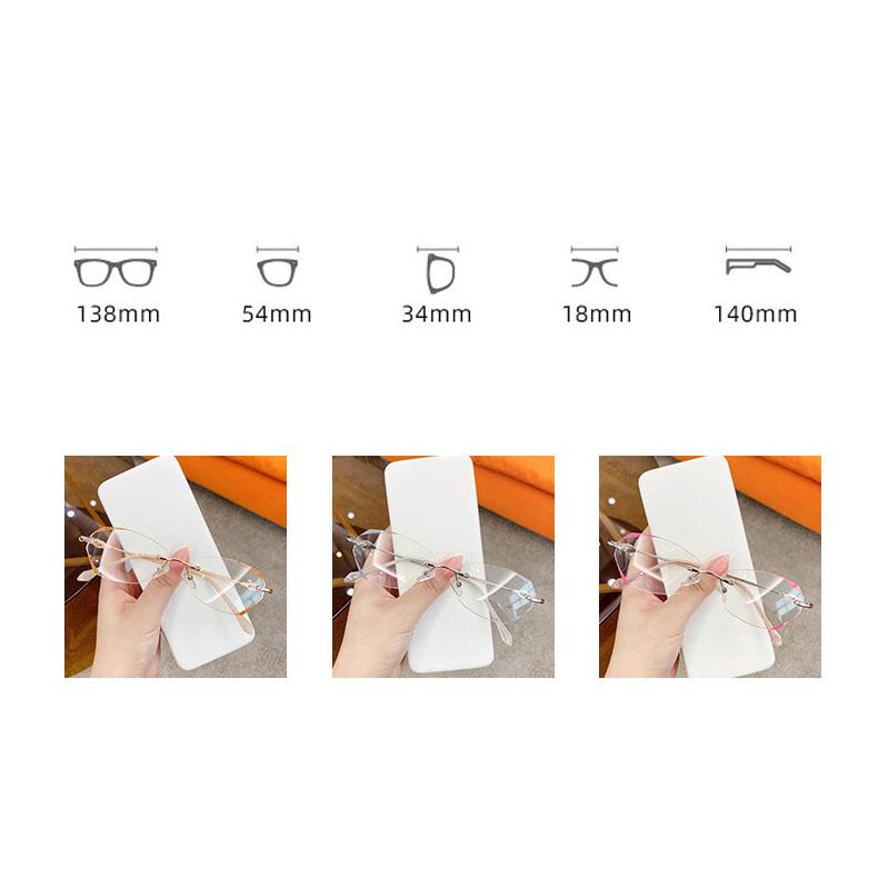 Mode Afgewerkte Myopie Brillen voor Vrouwen Roze Oranje Brillen Op Sterkte Bijziendheid Brillen Dioptrie -1.0 -1.5 Tot -5.0 Brillen