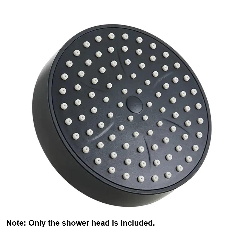 

New High Pressure Black Shower Head Sprayer Adjustable Rainfall Wall Mounted Bathroom Fixture Faucet Bathroom Accessories чорний
