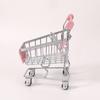 Small Metal Toy Shopping Cart Interactive Features For Kids Role Playing Games