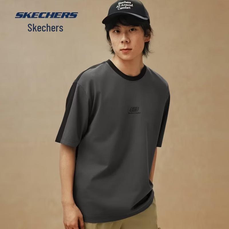 Skechers Unisex Short Sleeve Crew Neck T-Shirt L226U006