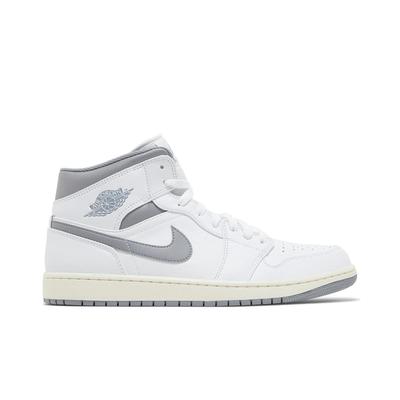 Air 1 Mid 'Neutral Grey' (Unisex) White / Stealth Vintage Basketball Shoes 554724 135