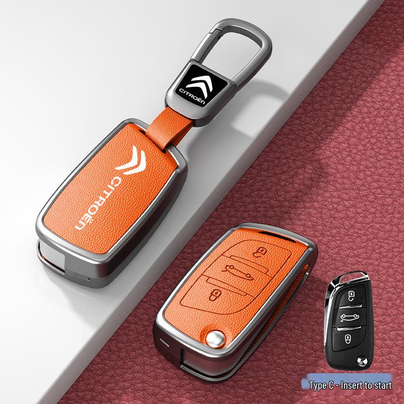 Car Key Cover & Buckle for Citroen C3XR, C4L, Tianyi, C5, C4 Sega, Elysee, C6 Models