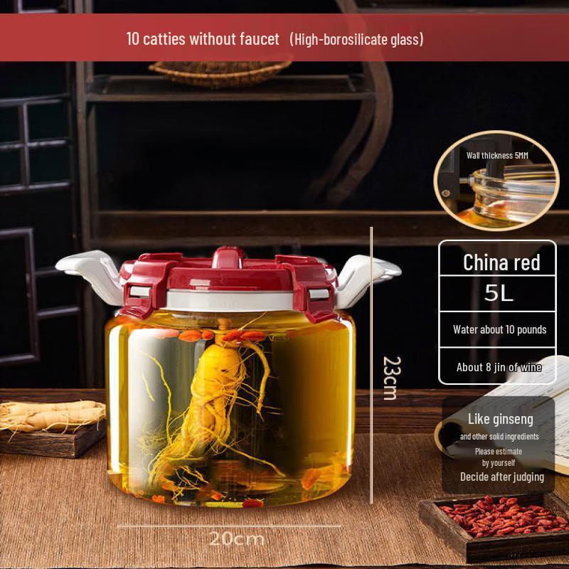 

High-Grade Glass Fermentation Jar