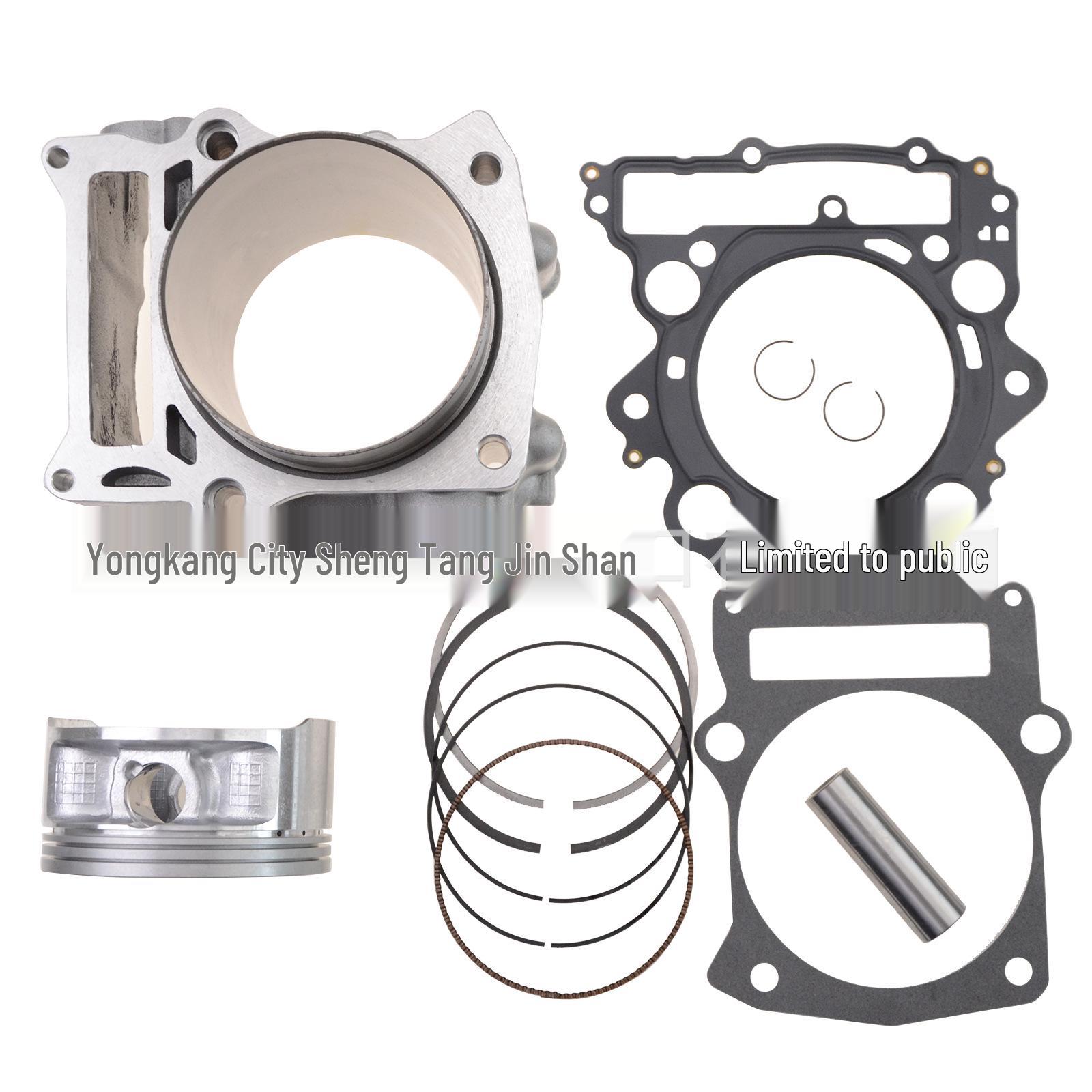 

102mm Aluminum Cylinder Liner & Piston Gasket for Grizzly 660 UTV (2002-2008) 5
