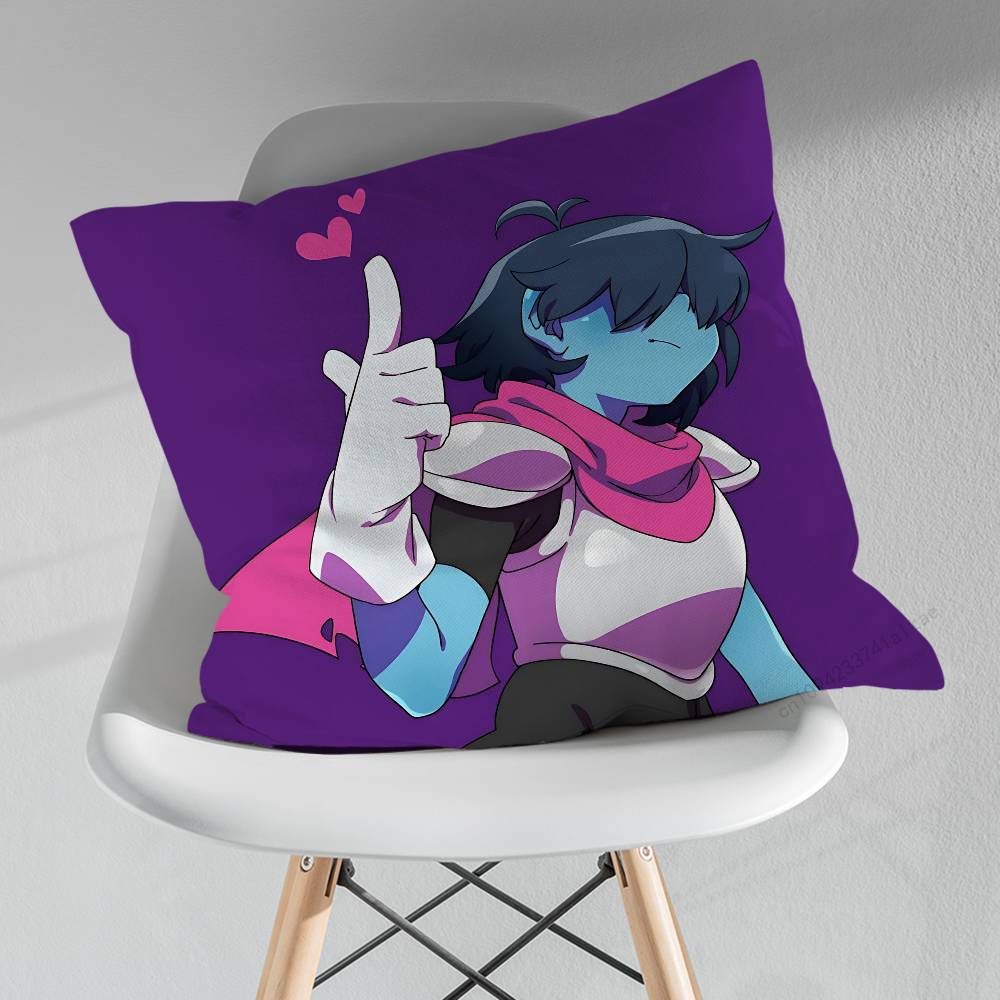 Cool DDeltarune KKris Throw Pillow Case Living Room Sofa Cushion Cover For Home Bedroom Decoration Protector