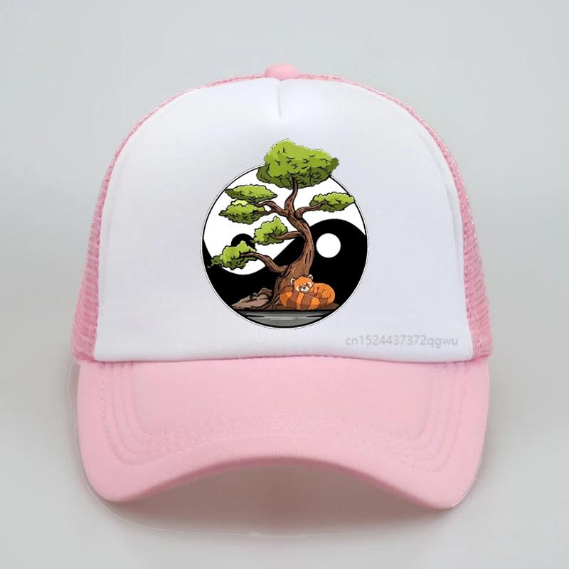 Yin Yang Bonsai Tao Taoism Spiritual Zen Meditate Baseball Cap Summer Fashion Mesh Trucker Caps Casual Adjustable Snapback Hats