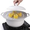 Anti-Splash Silicone Pot Lid Heat Resistant Anti-overflow Lid Microwave Bowl Cover  Kitchen Gadgets