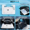 HYTARSEIDO Car Steering Angle Car Table with Side Vehicle Multifunctional Tray for PC and Strong Load Capacity Table, Wheel/Driver's Seat, 9-Position