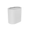 High-Gloss Flip Lid Slim Trash Can for Kitchen & Bathroom