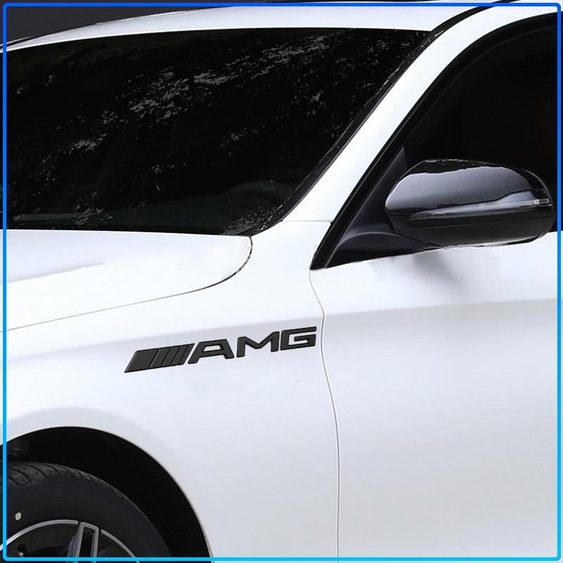 Para Mercedes Benz AMG A B C E G R S CLA CLK C320 C350 C400 E200 S400 V177 W177 W124 W168 W169 1 Pieza Insignia Emblema Decoración de Carrocería de Maletero de Coche Pegatina 3D