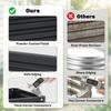 Set of Two 60 X 60cm Steel Planter Boxes - Grey