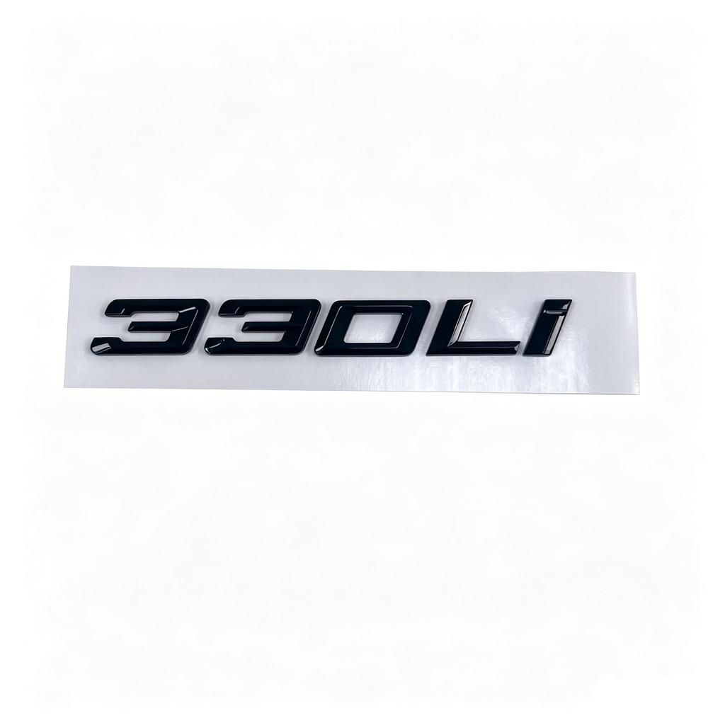 Compatible BMW 3, 5, 7 Series 320Li, 530Li, 740Li Rear Emblem Displacement Sticker.