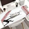 Baseball Theme Mouse Pad, Non Slip Rubber Base, Multifunctional Office & Home Decor, Perfect for Workspace Personalization.