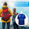Foldable Water Bottle 500ml BPA Free Reusable T-shirt Shaped Water Pouch Portable Leak-Proof Drinking Bottle Hiking Camping Travel