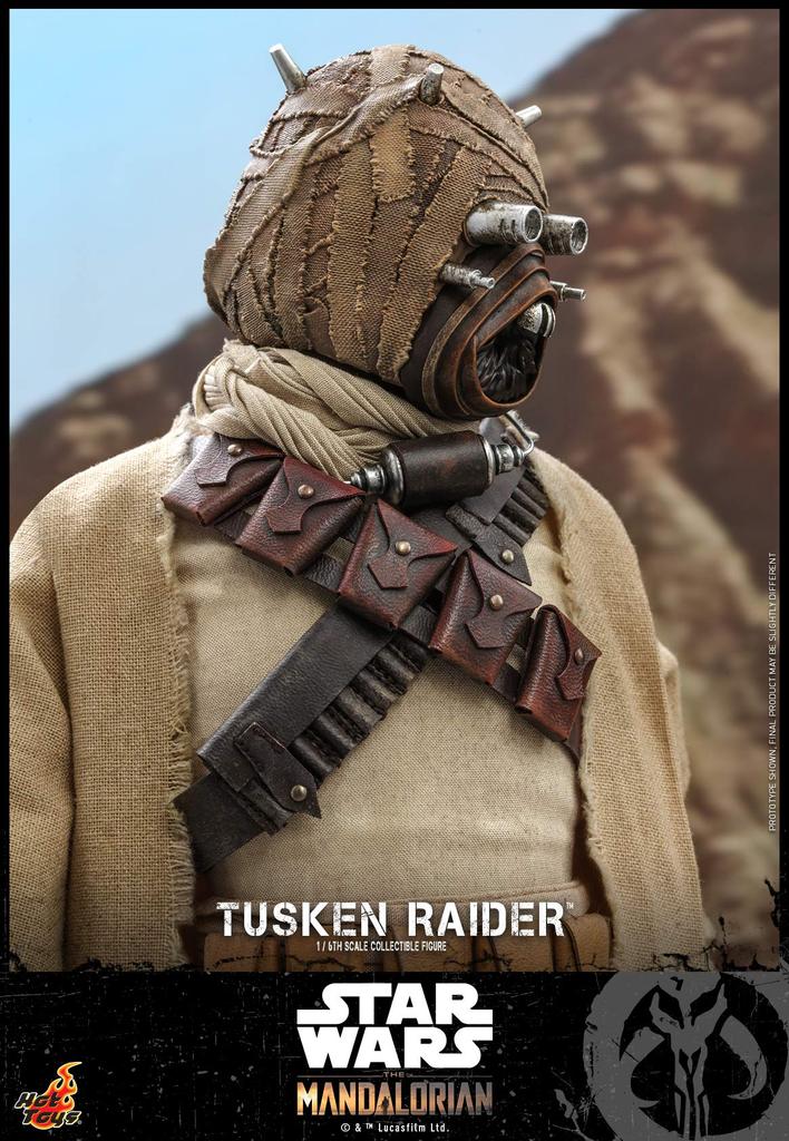 Hot Toys TV Masterpiece The Mandalorian Tusken Raider Scale White 1/6 Figure,