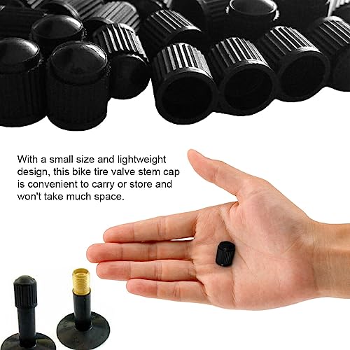Yiooskl 4pcs Portable Universal Plastic Tire Valve Stem Caps Decorative Caps Bicycle Bike Replacement Parts Accessories