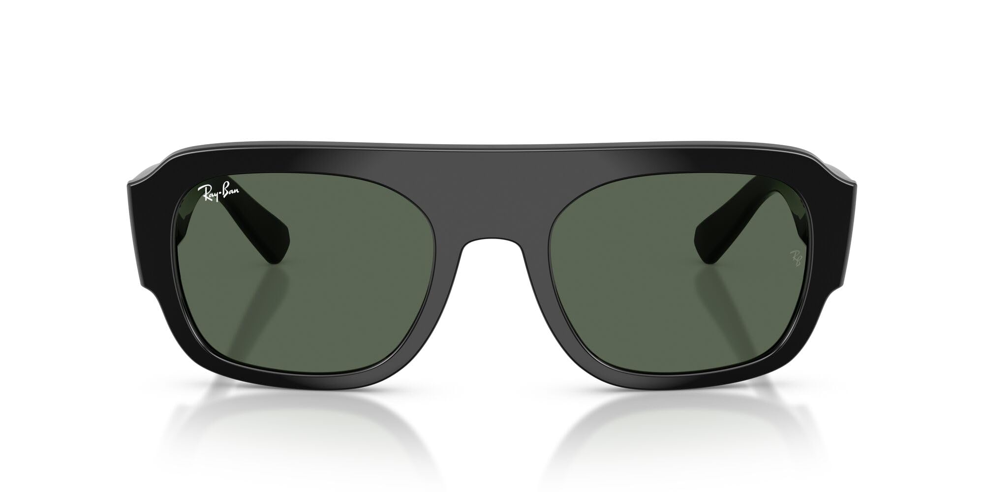 

солнцезащитные очки 0RB2218 ЧЕРНЫЕ ТЕМНО-ЗЕЛЕНЫЕ 55мм Ray-Ban