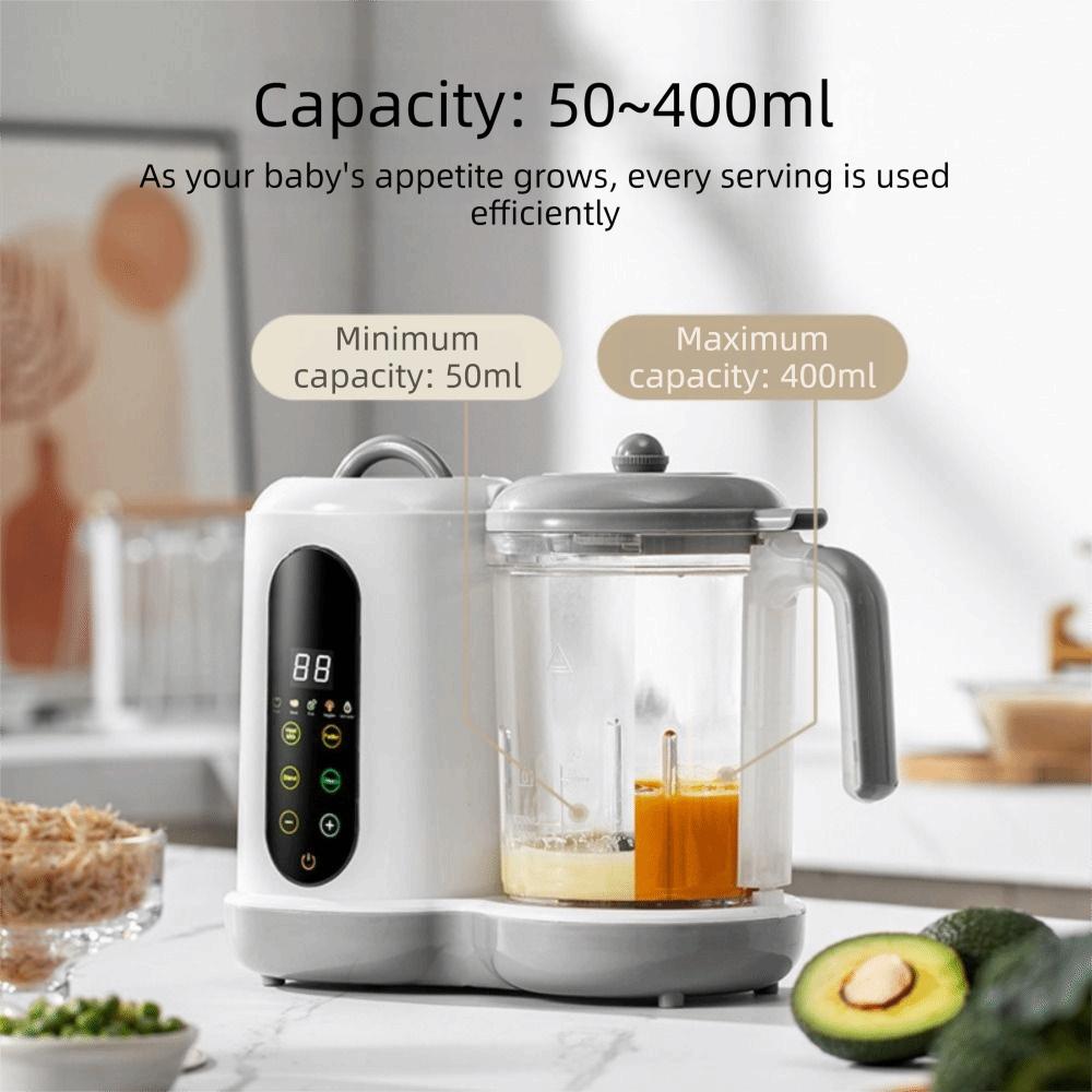 Integrated Timer Baby Food Processor Automatic Steaming Food Mill Machine For Babies