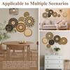 Seagrass Boho Wall Baskets  For Farmhouse, Living Room, Bedroom, Table, Kitchen, Home