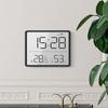 Digital Alarm Clock LCD Screen Temperature Humidity Time Display Electronic Clock for Home Bedroom  