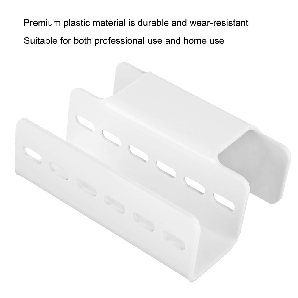 False Eyelashes Grafting Tweezers Stand Holder Rack Eyelash Extension Tweezers (White)