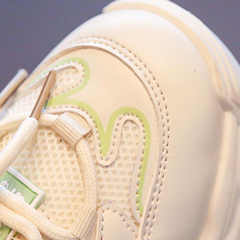 Весенние детские сетчатые износостойкие кроссовки с мягкой подошвой дышащие туфли-лодочки — фото 6