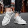 Schuhe Herren Slipper Leichte Lederschuhe Herren Mode Weiße Sneaker Weiche Bequeme Bootsschuhe Herren Sportschuhe Plateau