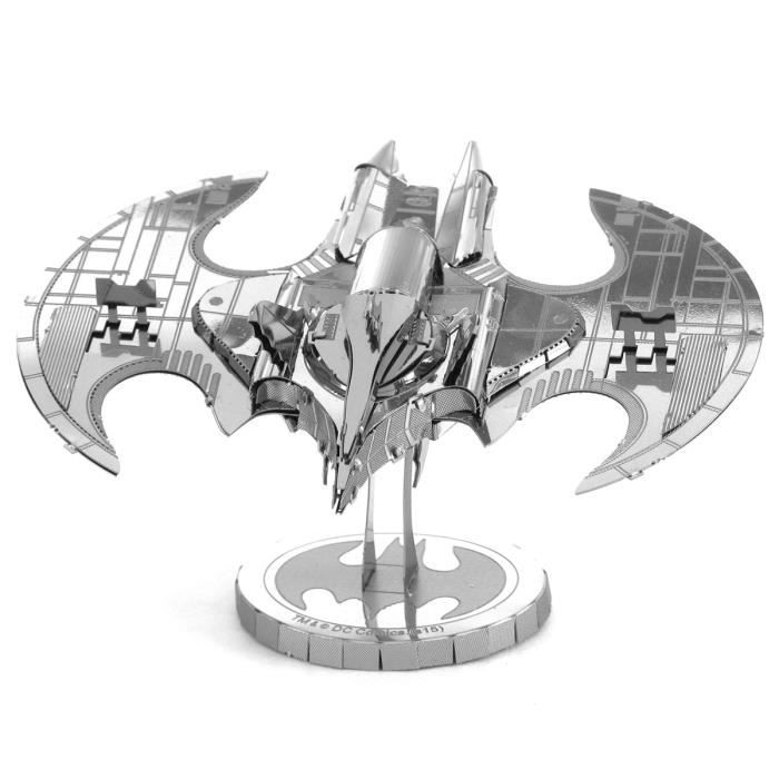 Metal earth fascinations batman - 1989 batmobile et batman movie batwing puzzle 3d en métal
