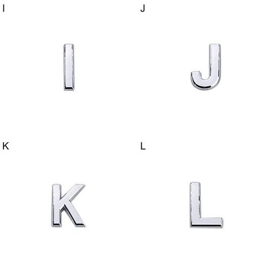 5cm Plated Door Plaque Address English Letter Alphabet Plate Sign for Home Address