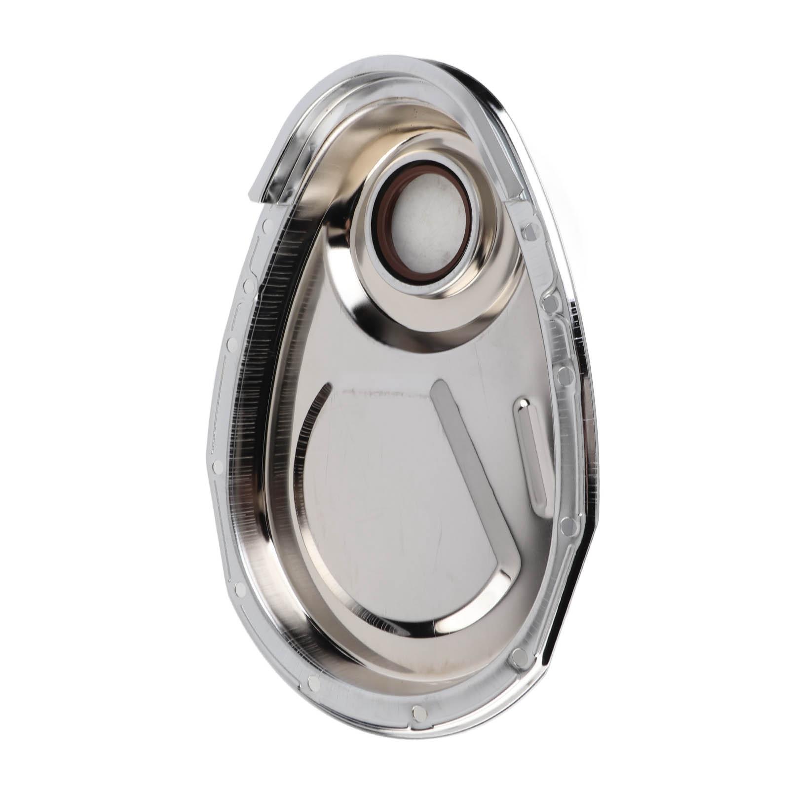 

Крышка цепи ГРМ Серебристая Полированная Комплект Прокладки Сальника Болтов Замена для SBC 283 327 305 350 383 400