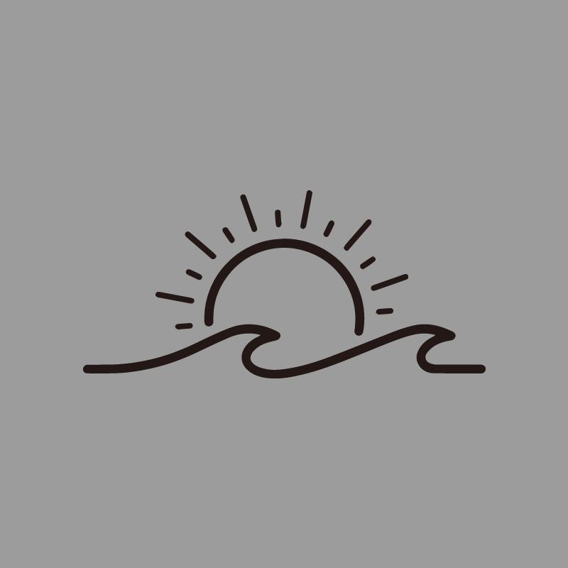 Sun Waves Reflecting Each Other Creative&funny Stickers for Cartoon Fans&lover,high Quality for Car Trucks Motorcycles & Laptops