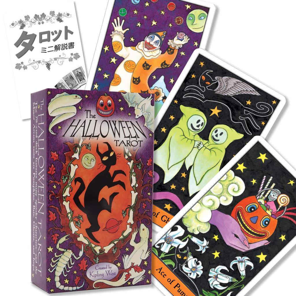 Halloween Tarot Reading Japanese Instruction Manual Authentic Tarot 78 Cards Tarot, Instructions, Included, Cards,