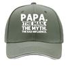 PAPA THE Unisex   Adjustable Strap Breathable Unisex Hat with Lettering YK Style for Women  Unisex Sandwich Baseball Cap