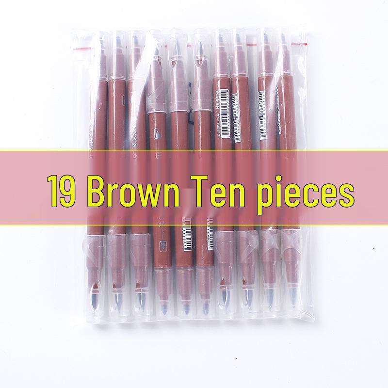 36-Color Double-Ended Soft Tip Washable Watercolor Pens for Primary Students
