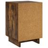Nightstand 2 pcs. Smoked Oak 33.5 x 34.5 x 50 cm