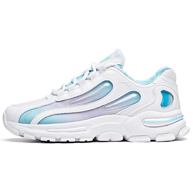 New ANTA Casual Shoes Women's Low Top White Blue Purple 122028890-8