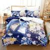 3D Anime Bibliophile Princess Bedding Set Printed Comforter Quilt Bed Cover Duvet Cover Pillow Case 3 Pieces Set Kids Adult Size