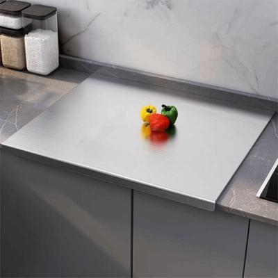 With Lip Chopping Board Stainless Steel Chopping Block Stainless Steel Cutting Boards  Restaurant