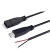 5pcs 2pin 4pin Wire USB 2.0 Type C Male female Plug Extension Welding Type USB-C DIY Repair Cable Charger Connector