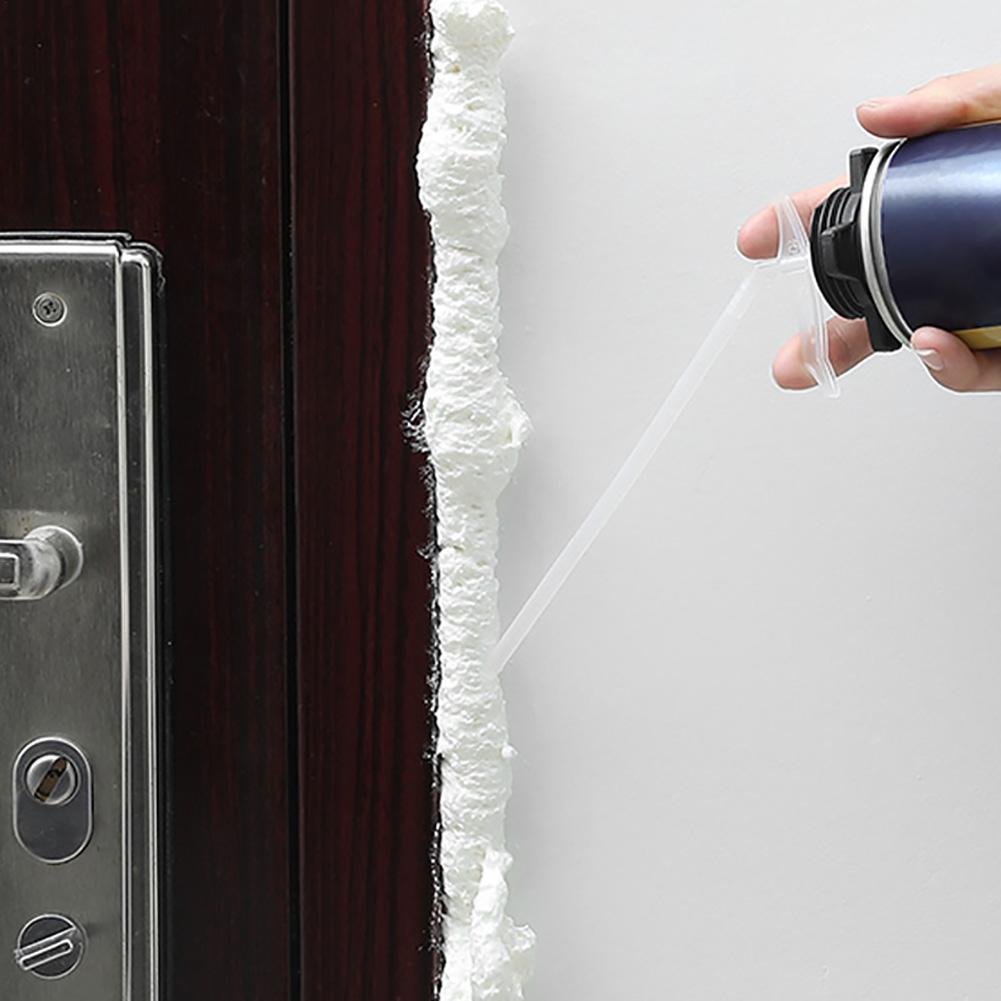 10pcs/set Spray Foam Nozzle Gap Filling Insulating Foam Tube Replacement DIY Polyurethane Foam Spray Foam Tubes