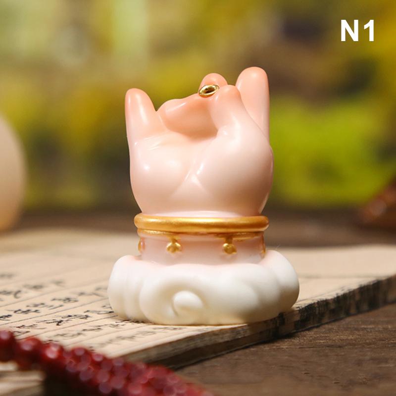 

New Fat And Chubby Hand Resin Ornament, Feng Shui Ornament Symbolizing Good Luck, Home Desktop Decoration, Housewarming Gift