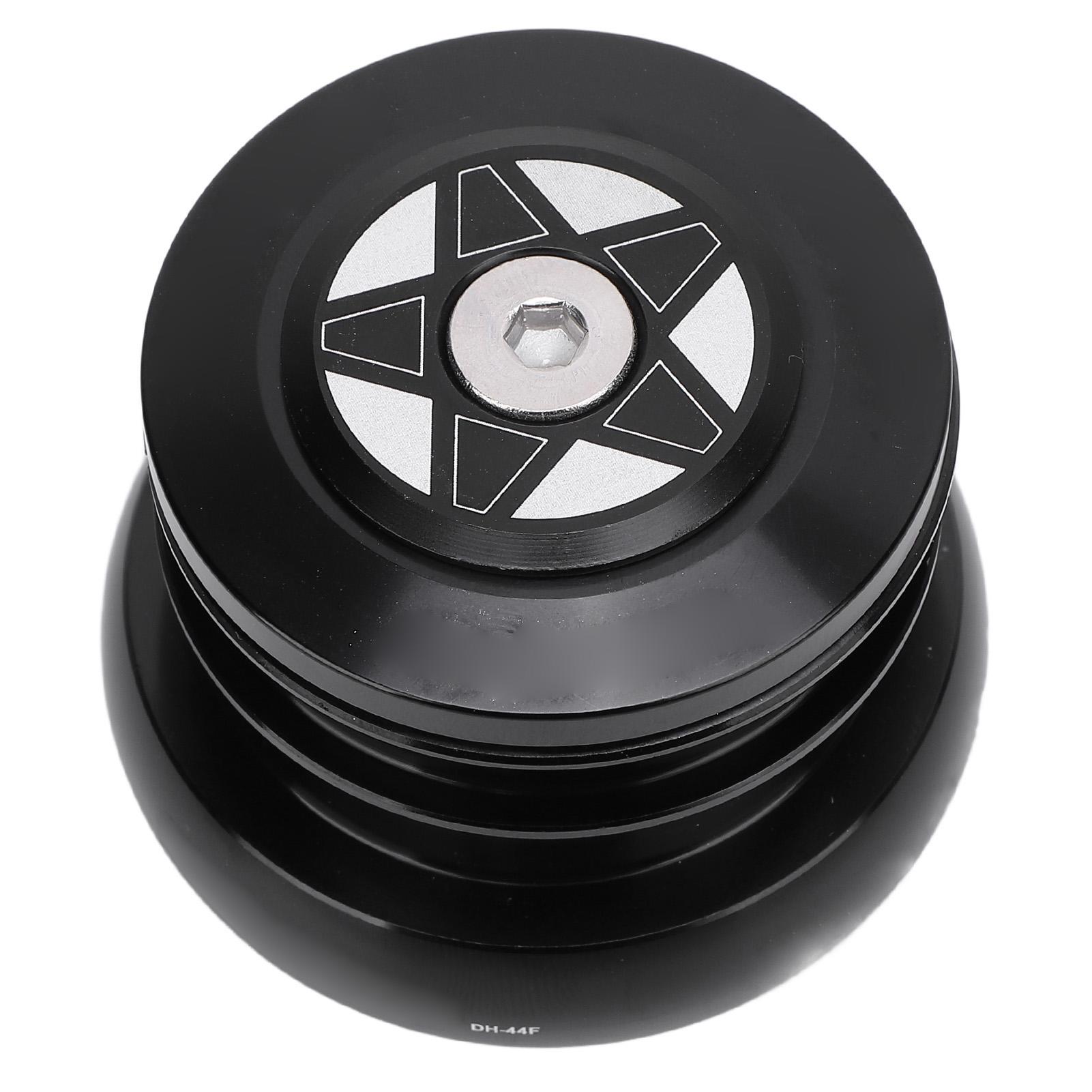 Bike Bearing Headset 44mm Straight Tube Aluminum Alloy CNC Cutting Process Cycling Headset Replacement