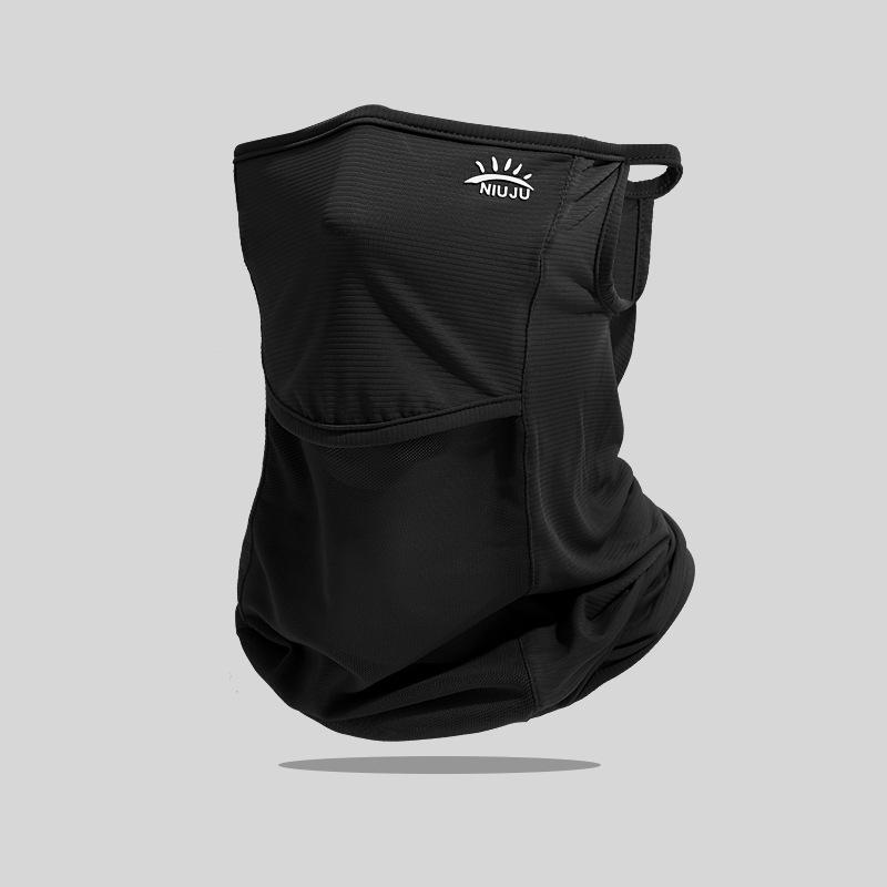 

Women s UV Sun Protection Face and Neck Mask, Breathable Ice Silk for Cycling and Driving. One Size чорний