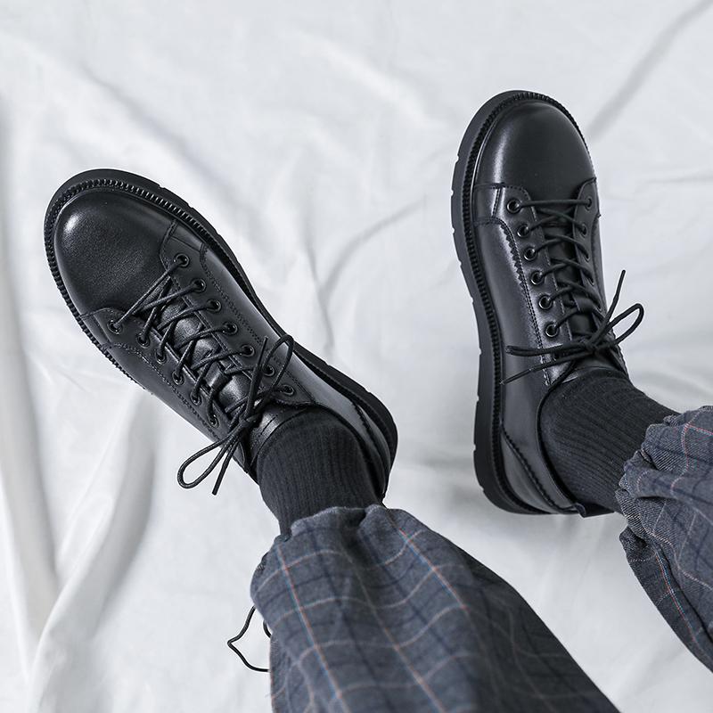 Fashion Casual men's shoes Minimalist fashionable and versatile styles Business Office Outdoor casual youth shoes Quality Adult Black
